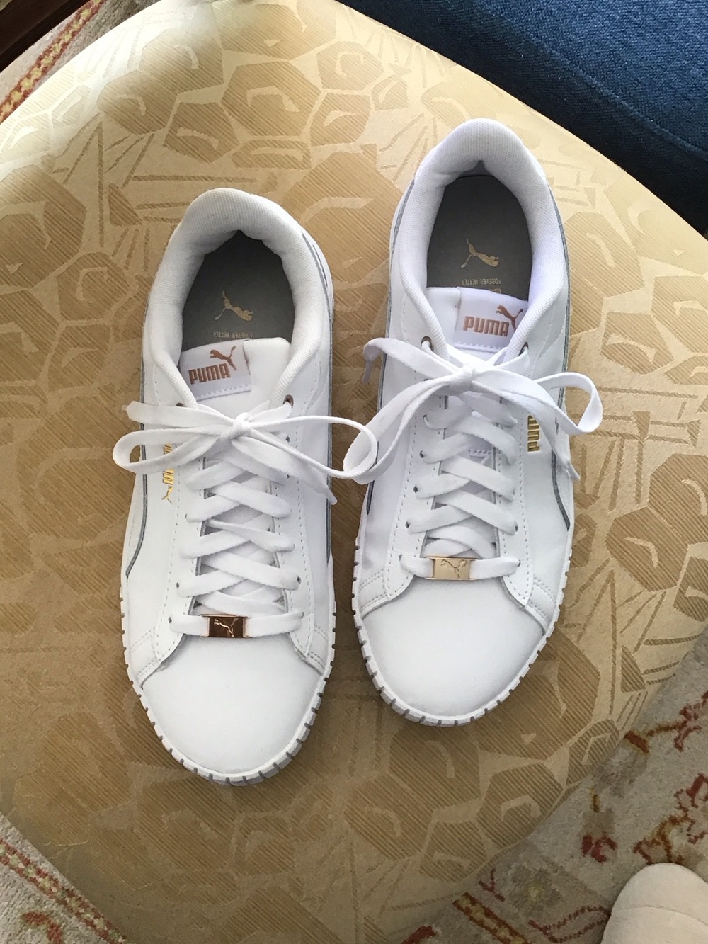 Gold Puma Snickers